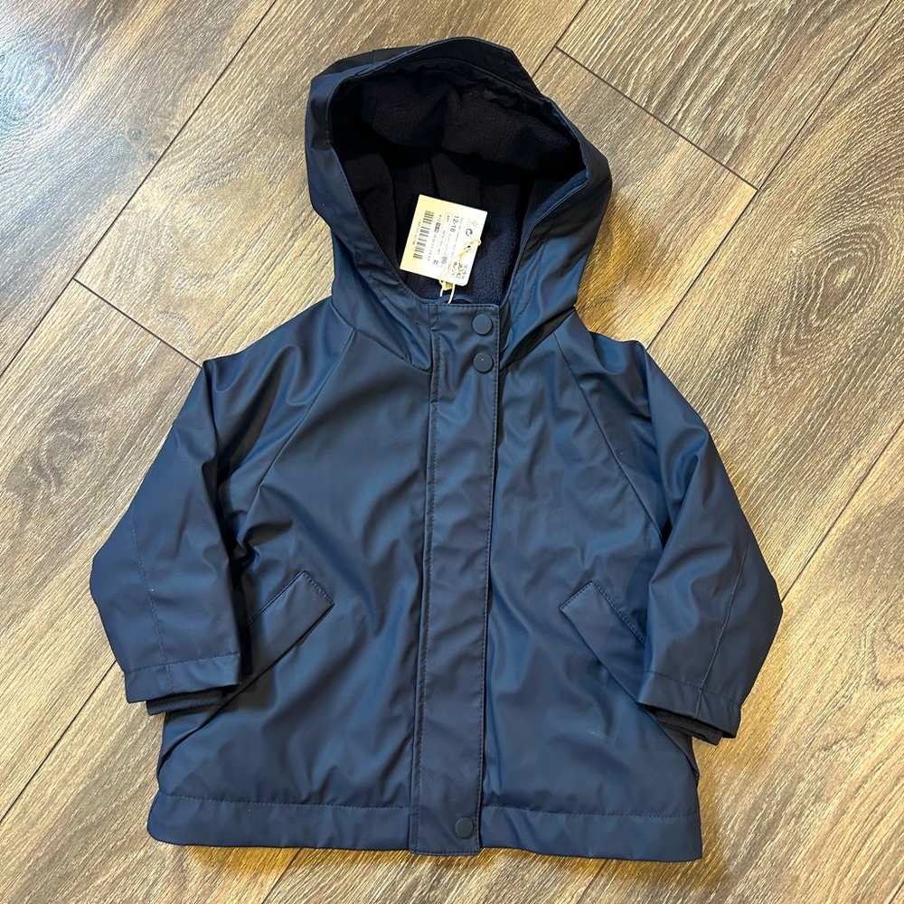 Zara Fleece Lined Rain Jacket